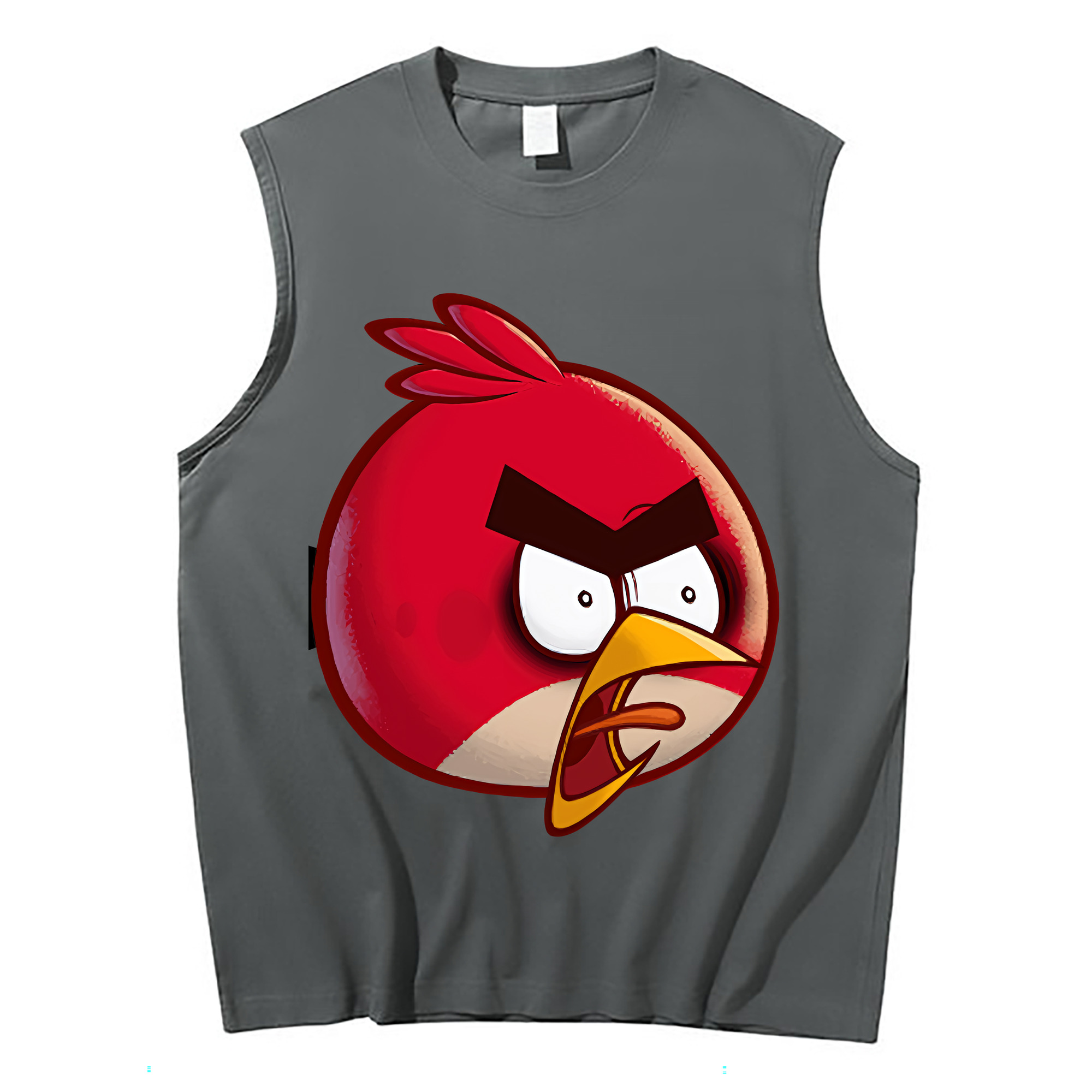 （画像用） Angry Birds アングリーバード コットン100％タンクトップ（フロントプリント）